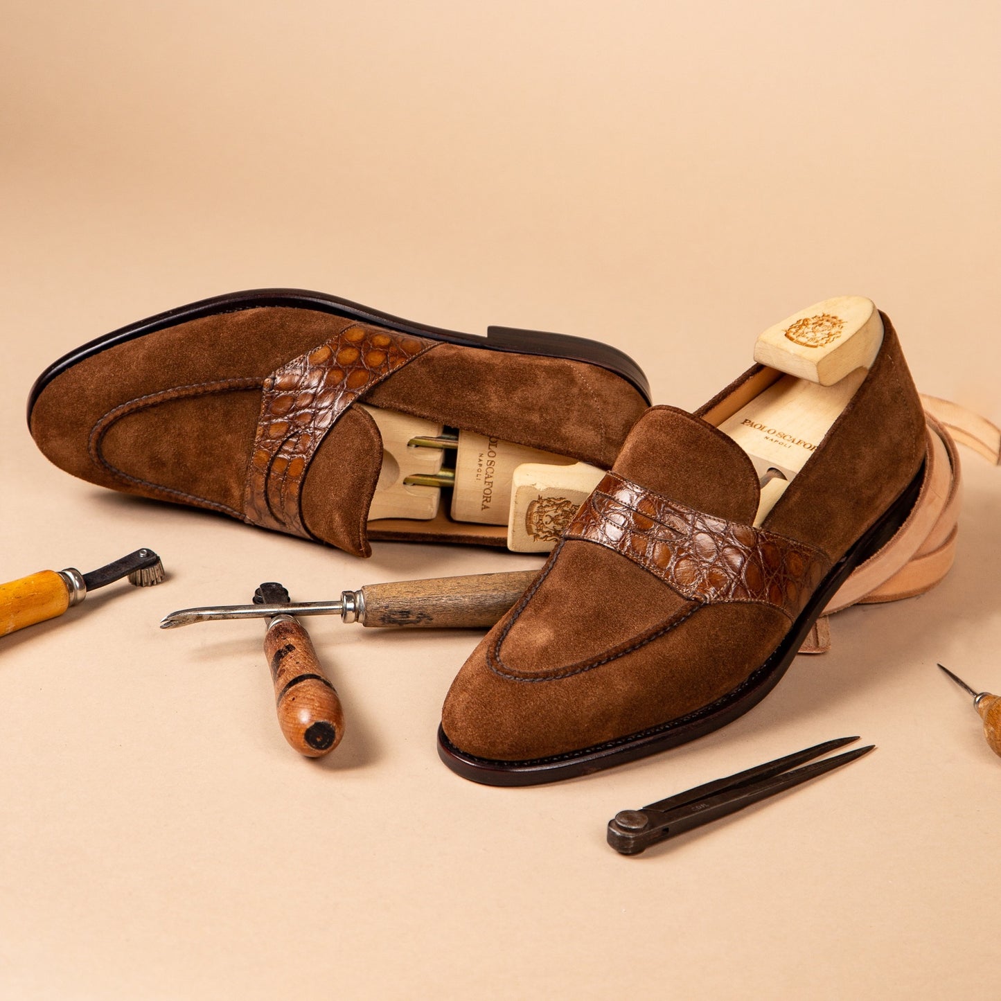 Suede Leather Penny Loafer
