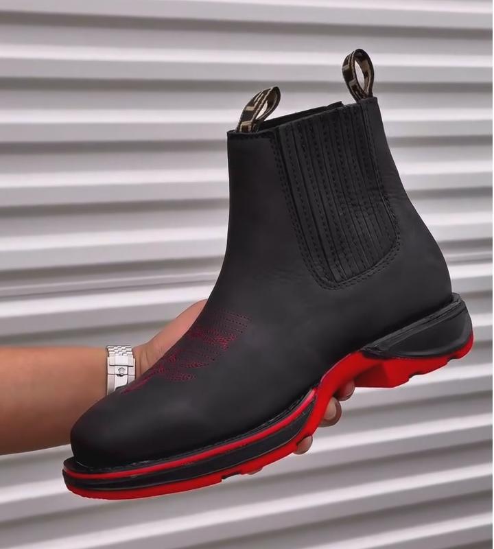 Embroidered Zeus Cowboy Boots