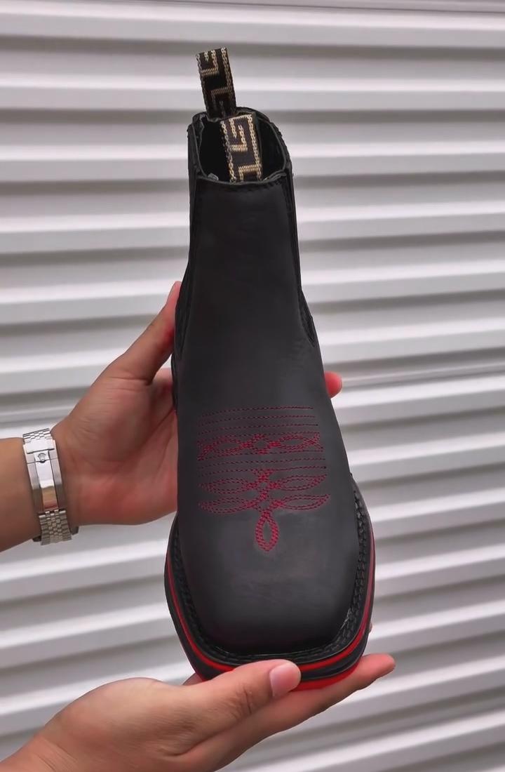Embroidered Zeus Cowboy Boots