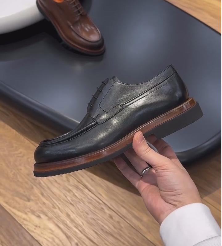 Antique Leather Lace-up Men's Shoes