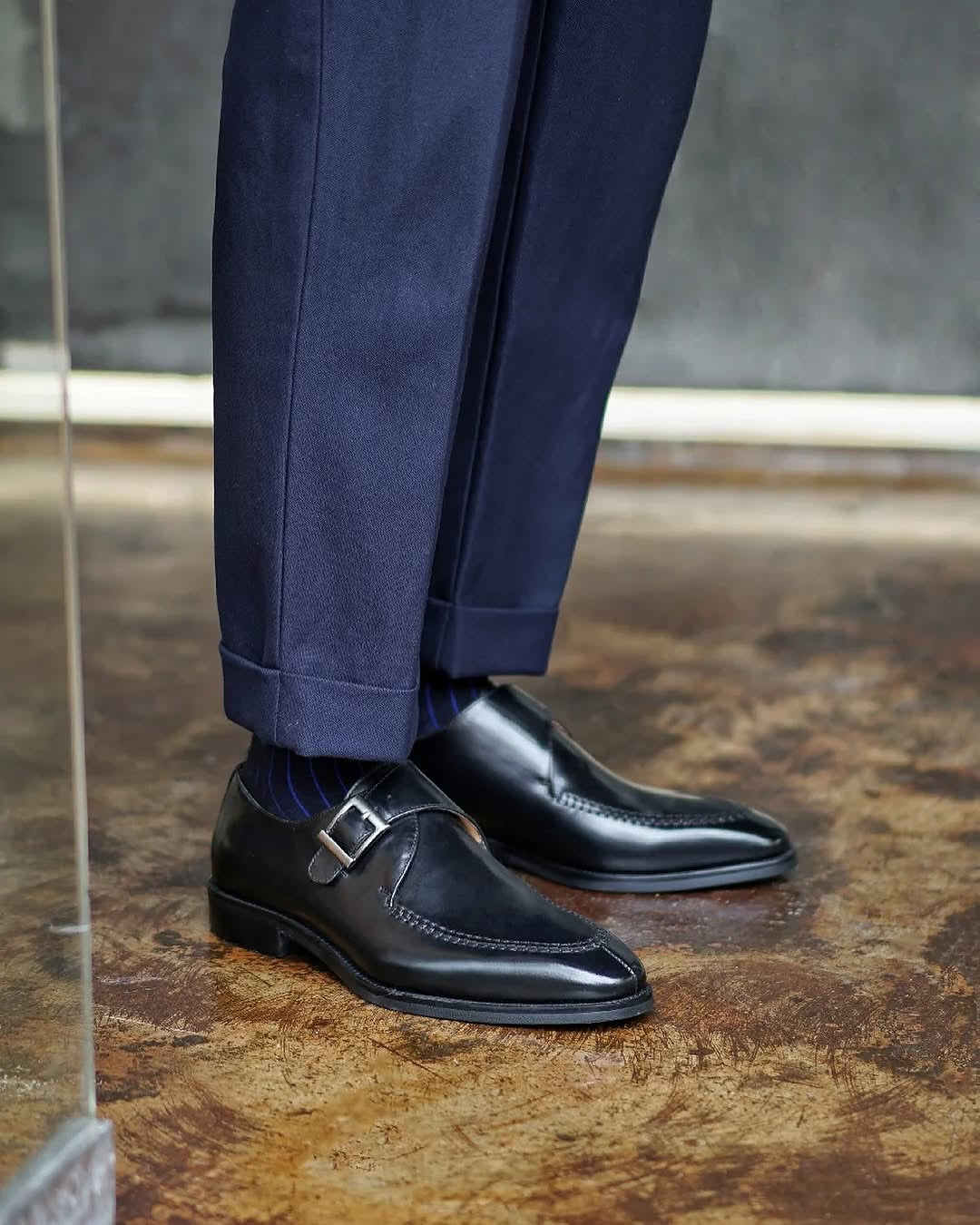 Men's British Buckle Dress Shoes