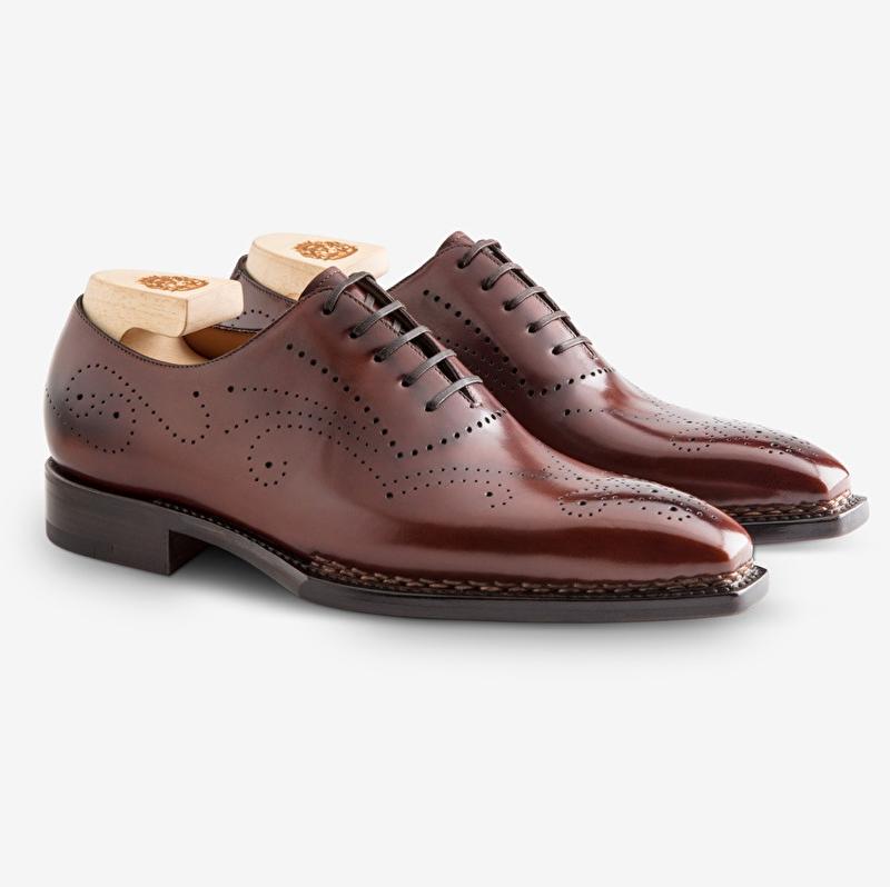 Antique Positano Leather Oxfords
