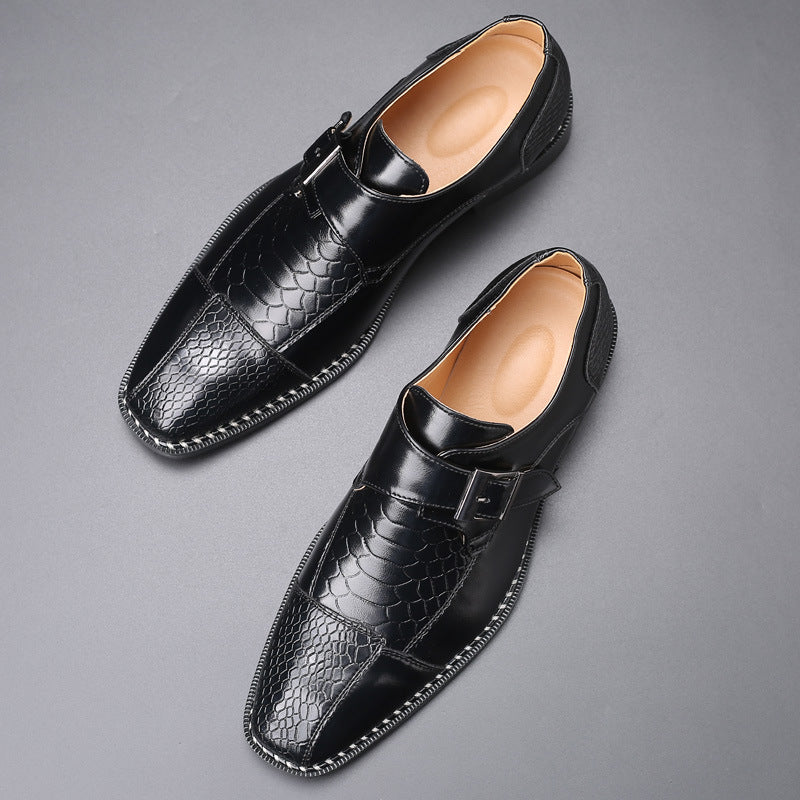 Business Casual Belt Buckle Men's Shoes