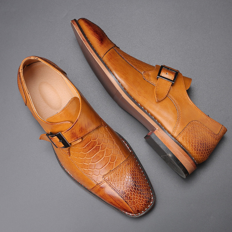 Business Casual Belt Buckle Men's Shoes