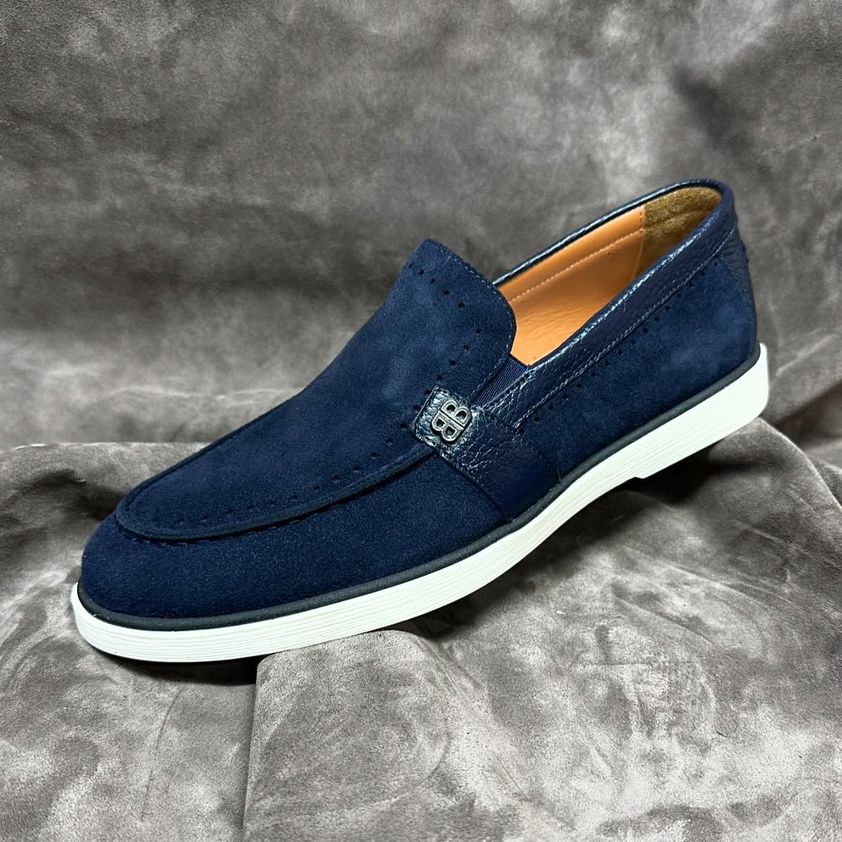 Suede Loafers With Lightweight Outsole
