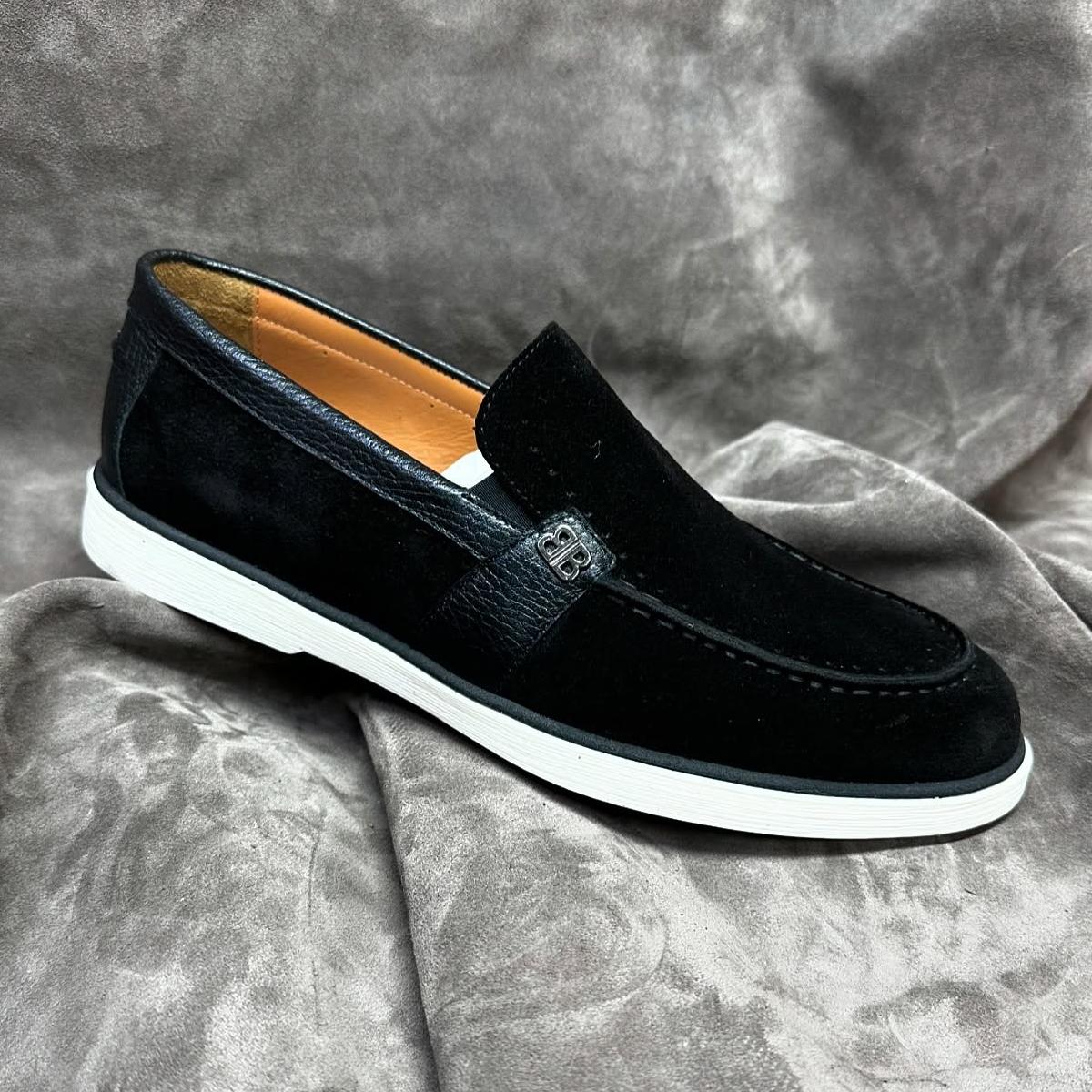 Suede Loafers With Lightweight Outsole