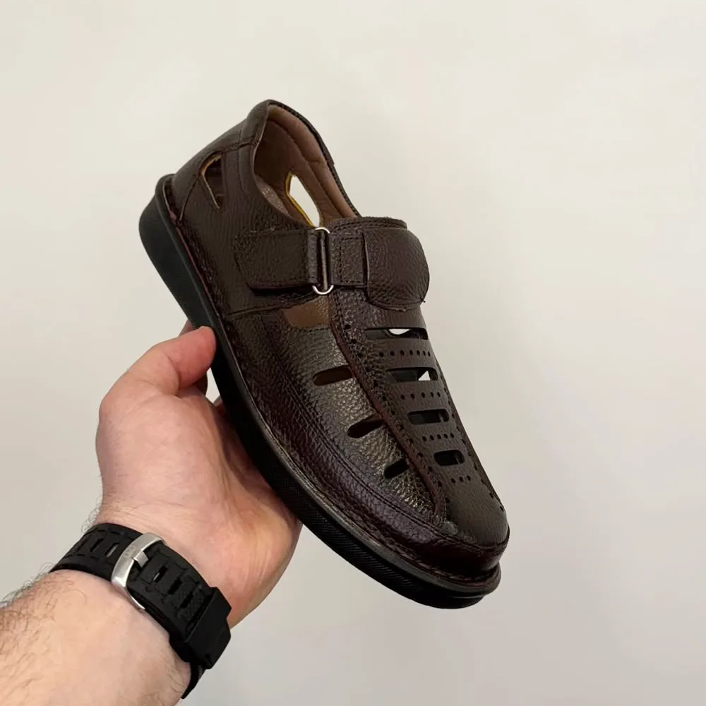 Summer Leather Full Palm Shoes