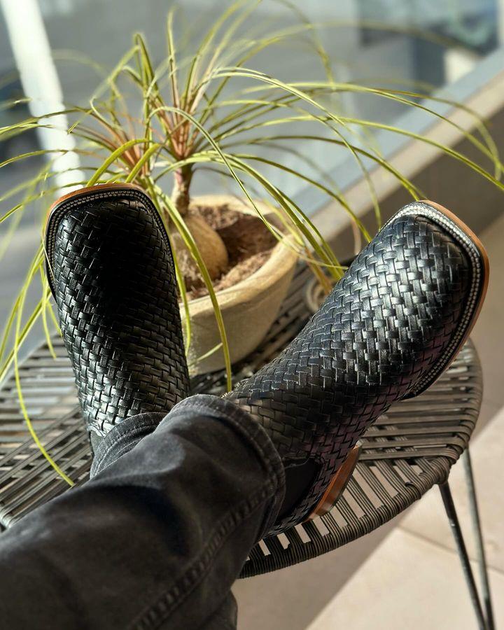 Men's Ostrich Square Toe Boot(✔️Buy 2 Get Free Shipping)