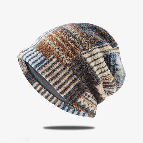 Ethnic Style Warm Windproof Earmuffs Beanie Hat