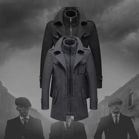 Men's Woolen Two-piece Jacket