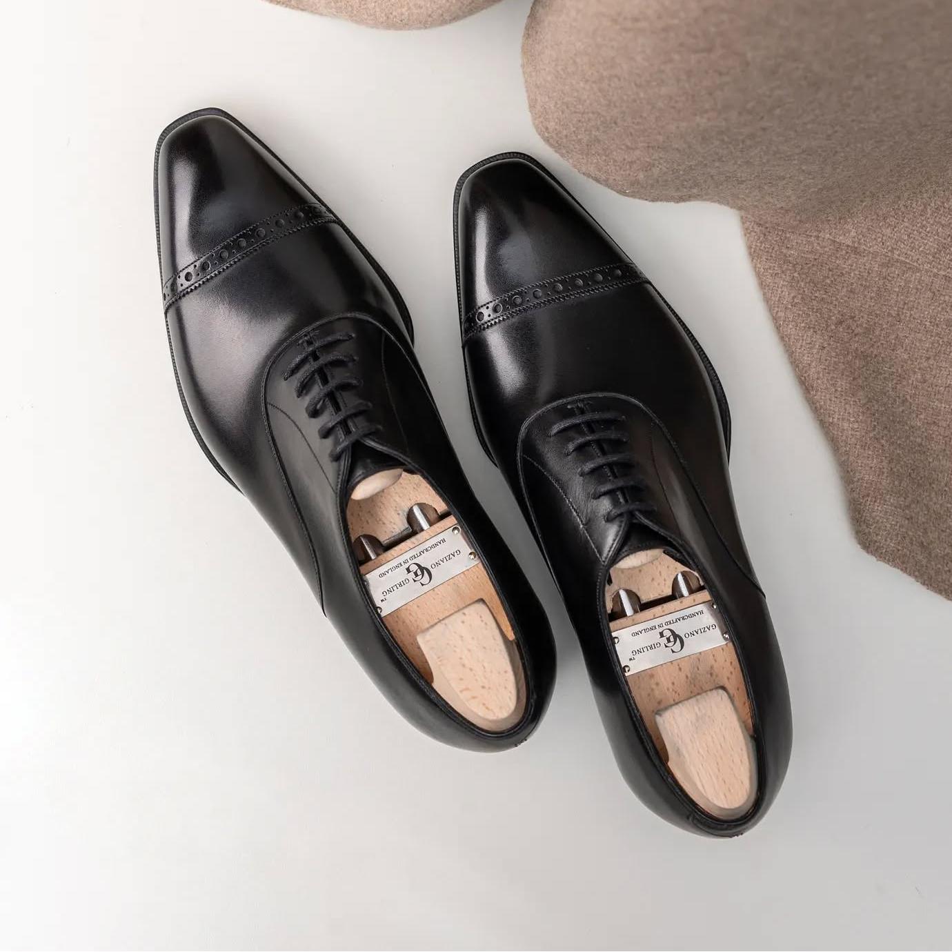 Pointed Toe British Style Oxford Shoes