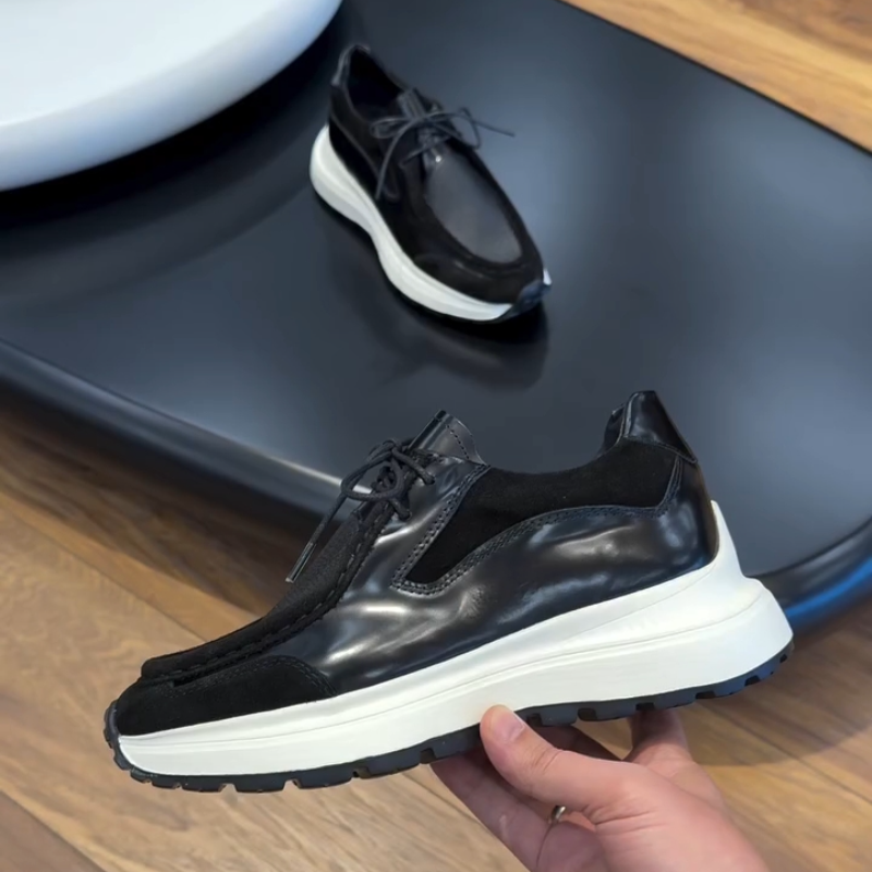 Men's Leather Soft Sole Sneakers