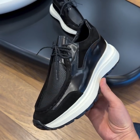 Men's Leather Soft Sole Sneakers