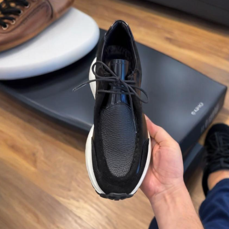 Men's Leather Soft Sole Sneakers