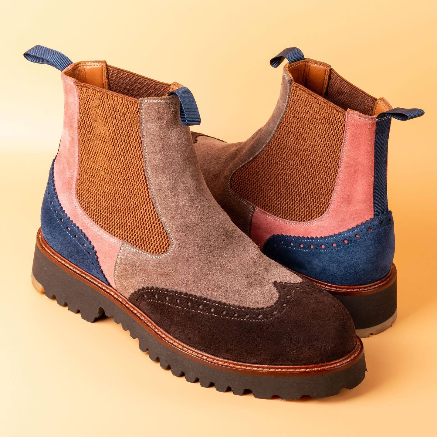 Colorblock Suede Chelsea Boots(Buy 2 Free Shipping✔️)