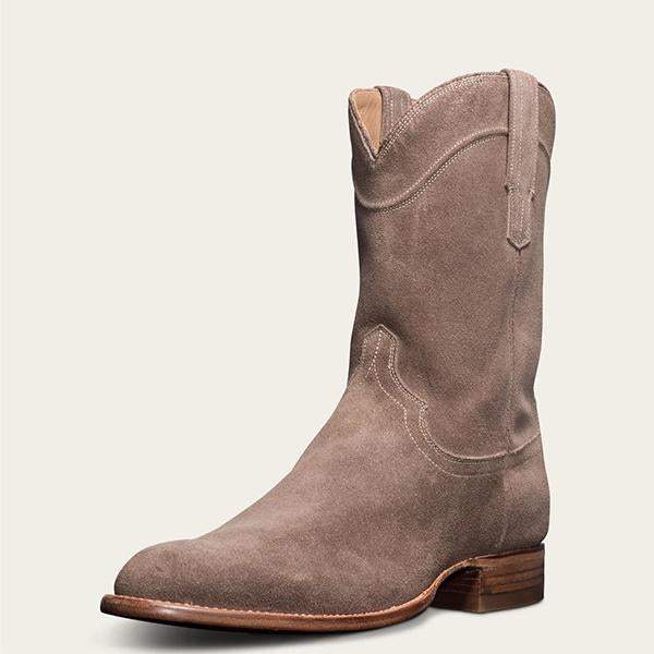 Men's Vintage Suede Straight Boots