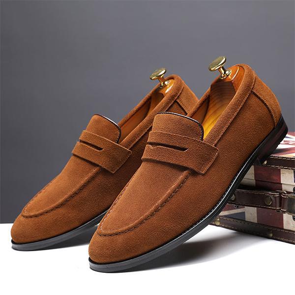 Men's Suede Casual Loafers