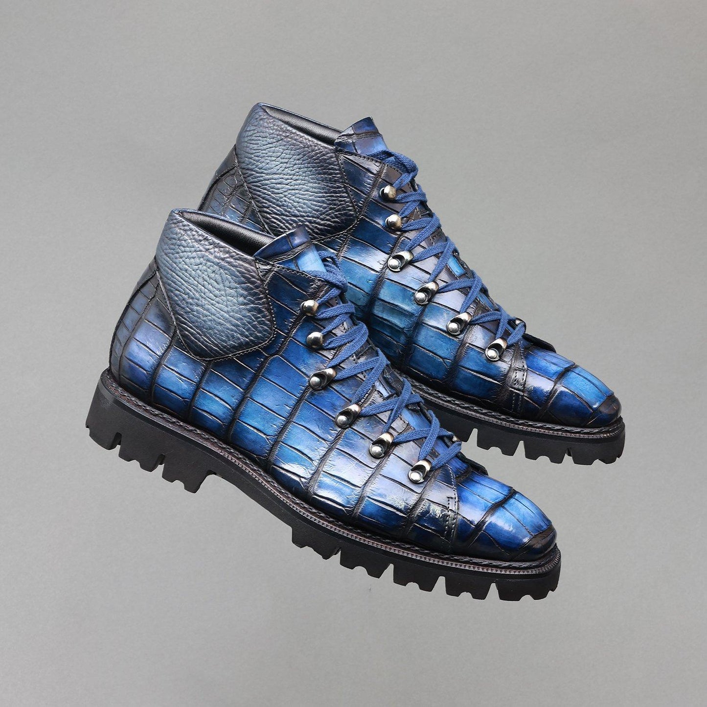 Blue Titan Alligator Boots