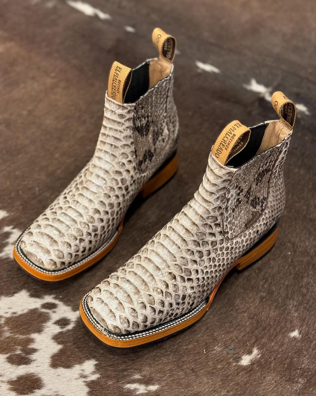 Western Python Cowboy Boots