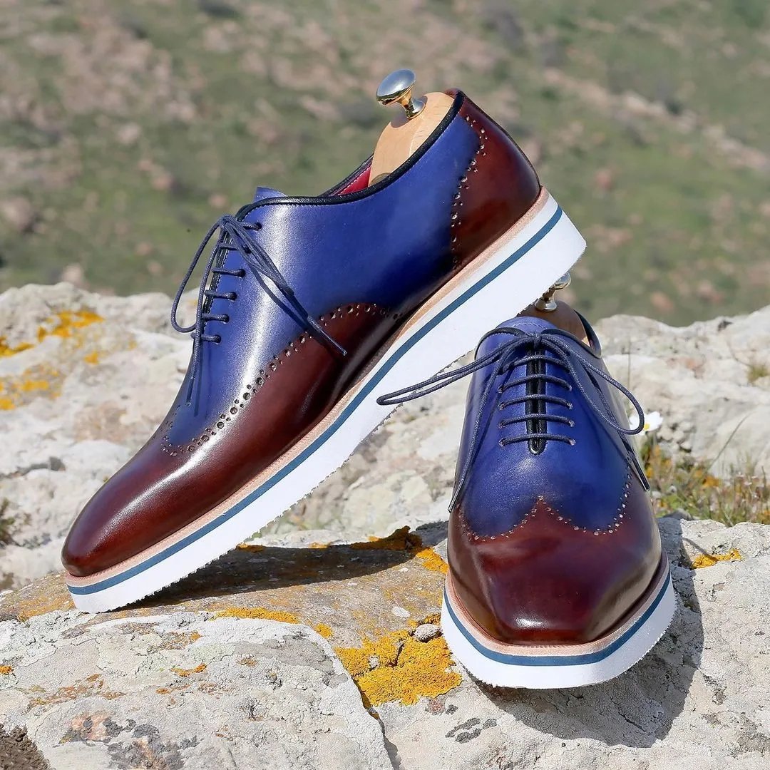 New Series Of Men's Smart Casual Wingtip Oxford Shoes