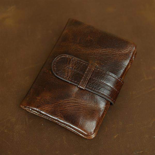 Distressed Vintage Cowhide Wallet