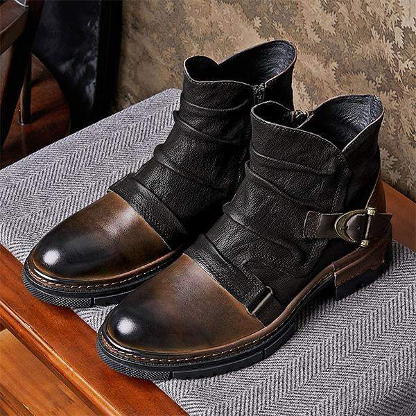 Captain Jack Round Toe Martin Boots