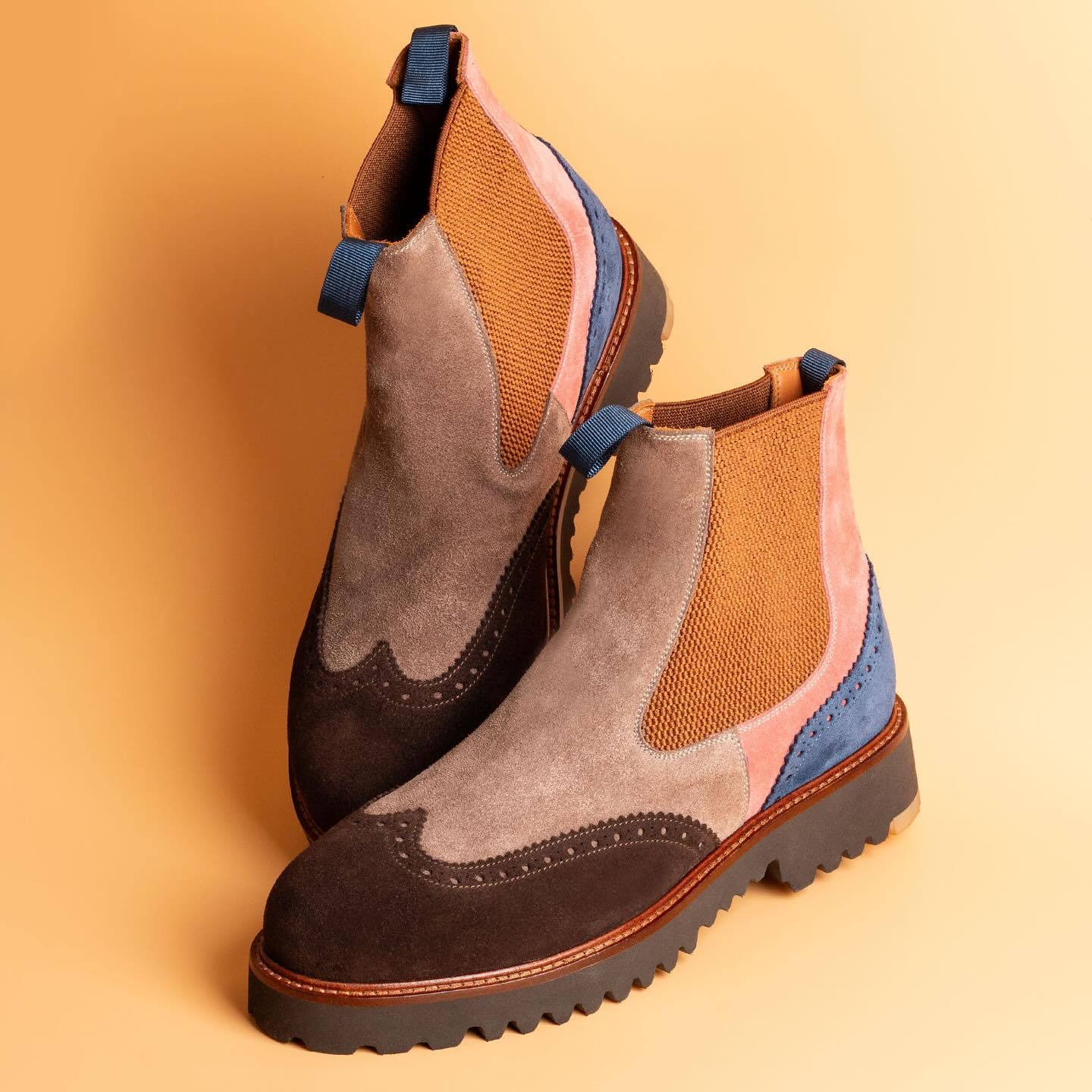 Colorblock Suede Chelsea Boots(Buy 2 Free Shipping✔️)