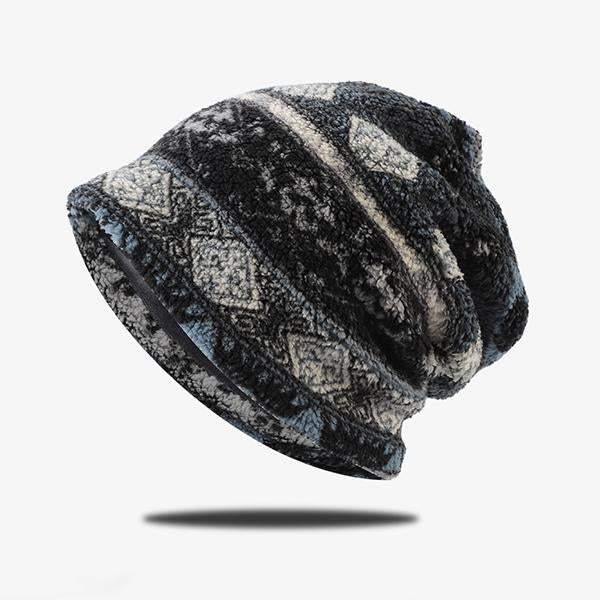 Ethnic Style Warm Windproof Earmuffs Beanie Hat