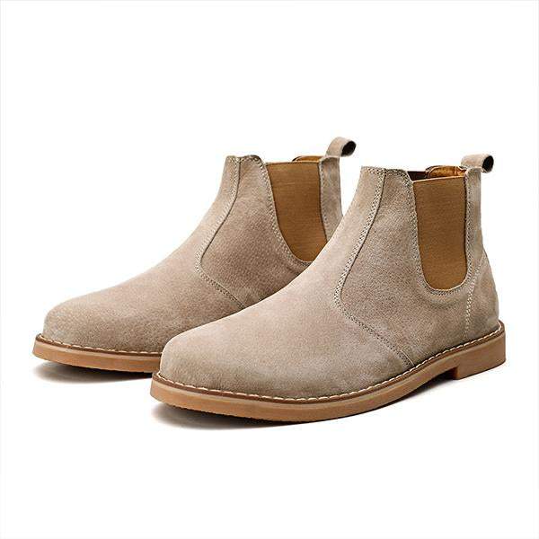 Men's Slip-On Flat Chelsea Boots