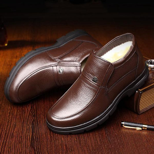 Men's Plush Warm Anti-Slip Cotton Shoes