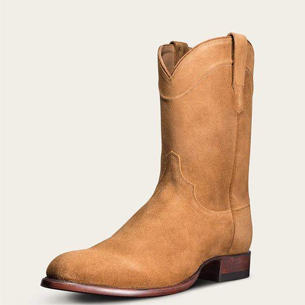 Men's Vintage Suede Straight Boots